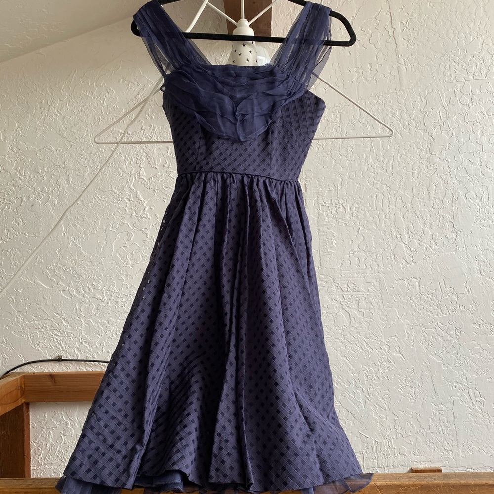 Girls from savoy purple lace dress 0 retro Zooey